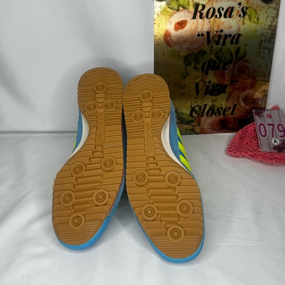 NWT Adidas SL 72 OG Sky Rush/Solar Yellow/Lucid Pink Sneakers Size 8 - Picture 6 of 15